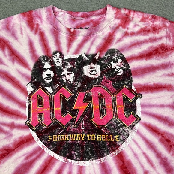 Tie Dye AC/DC T-shirt - Picture 2 of 6